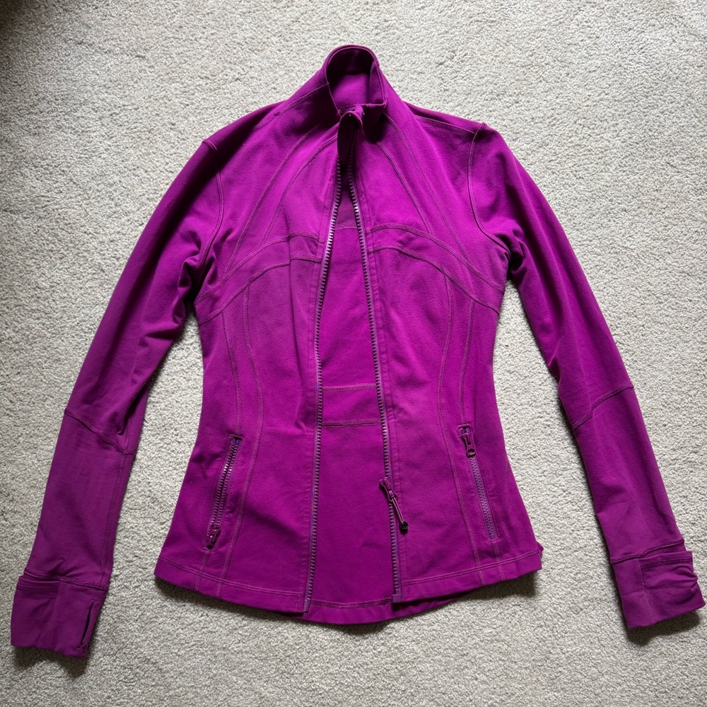 Lululemon women's Define Jacket, purple, size 4